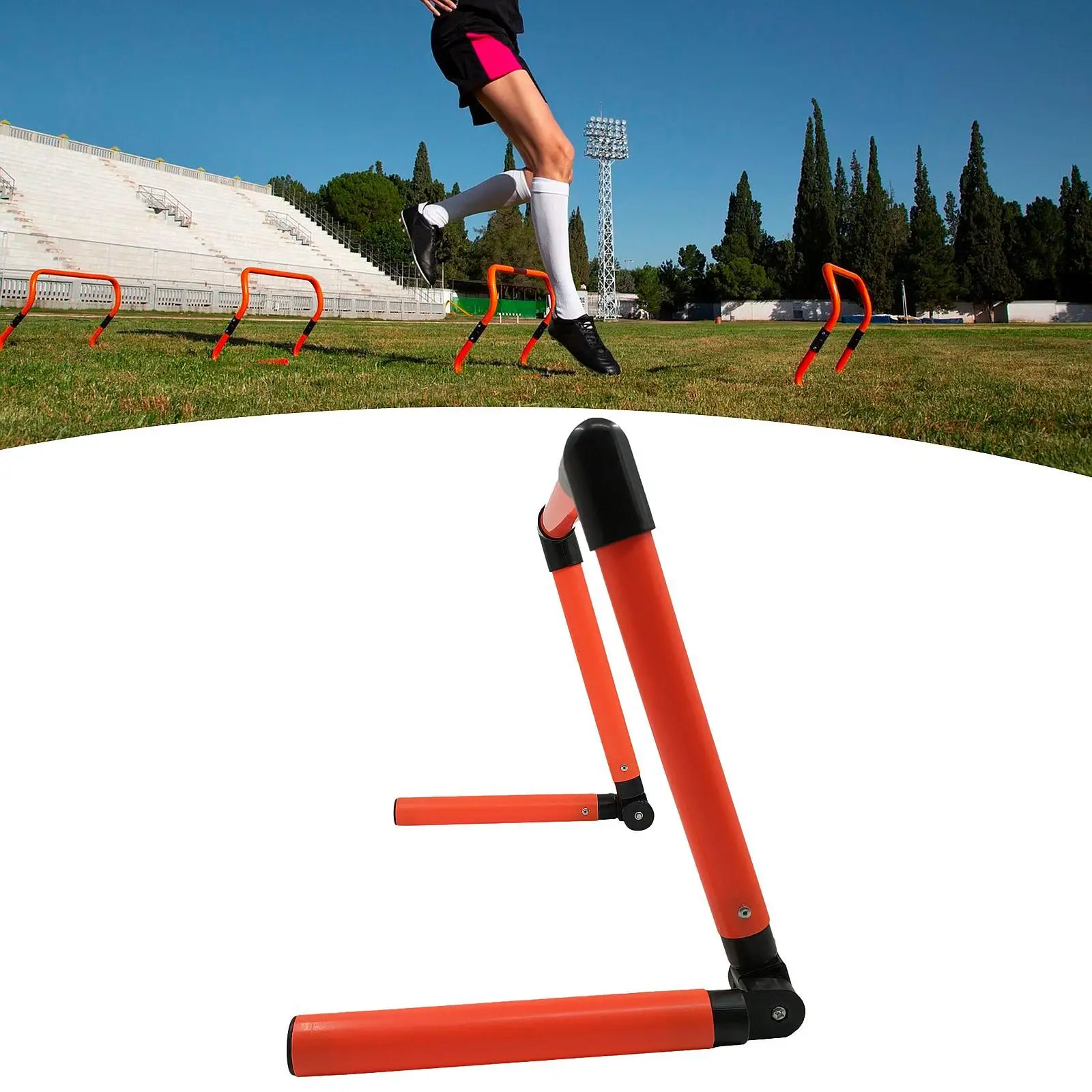 Adjustable Height Hurdle Equipment for Track Field Body Sport Basketball