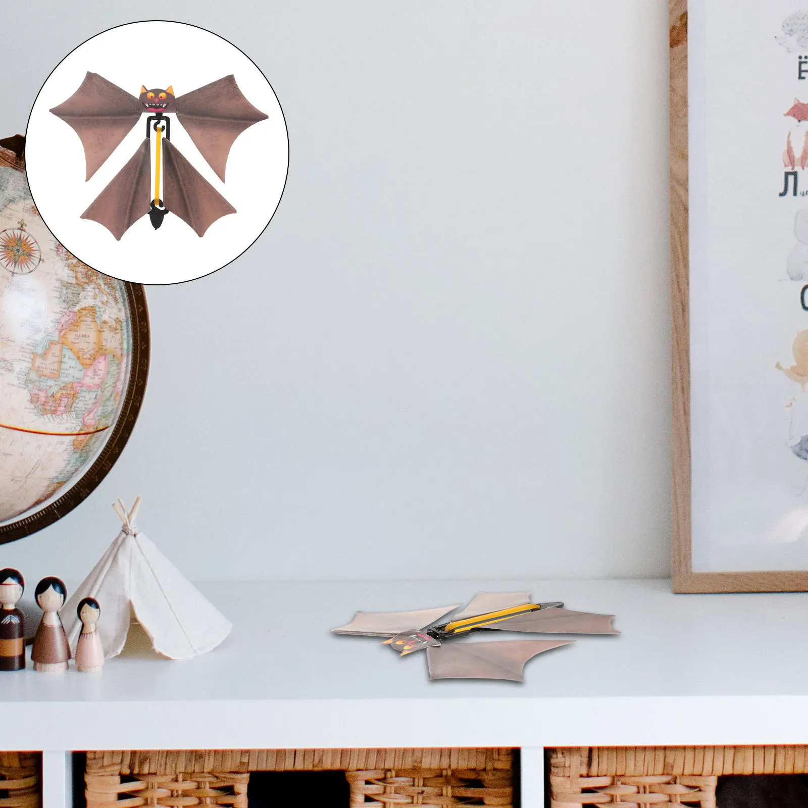 

10 шт., реквизит для летучей мыши на Хэллоуин, креативный летающий реквизит, прочный, простой в использовании, подарок для декора вечеринки, разные цвета, игрушки для летучей мыши на Хэллоуин