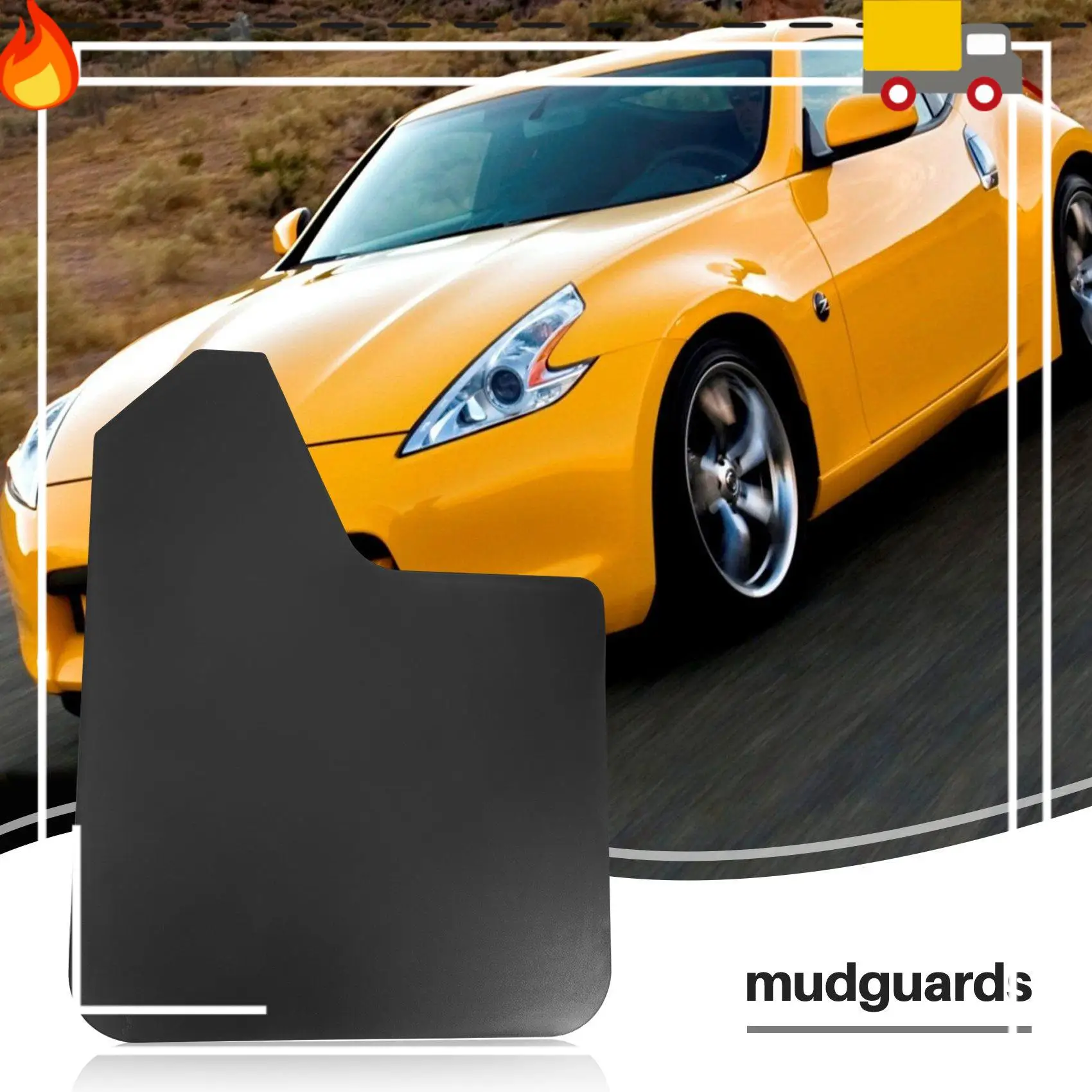 

4Pcs Universal Mud Flaps For Car Pickup Van Truck Mudflaps Mudguards Splash Guards With Screw