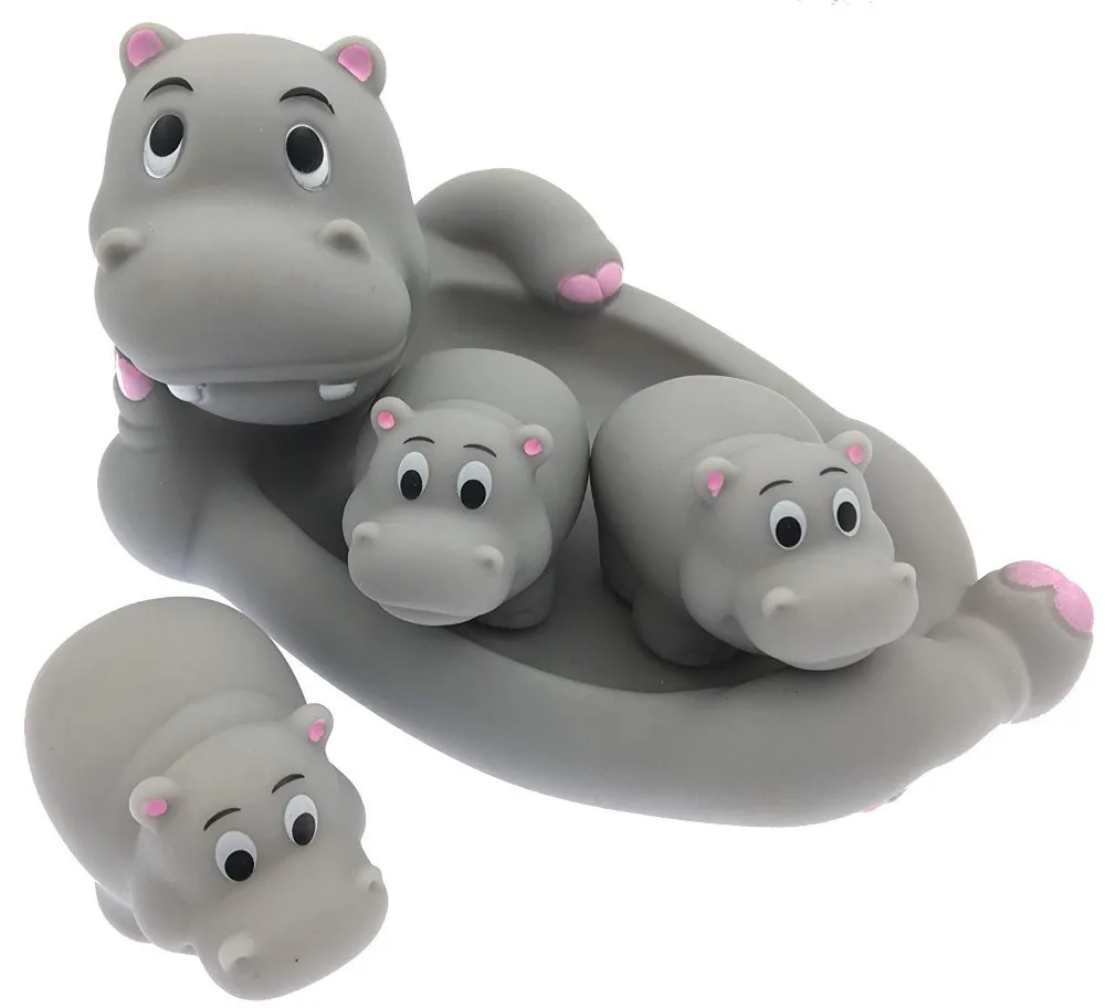 Cute Animal Baby Bath Toys Soft Floating Rubber Duck Shark Floating Bath Tub Toy For Kids Birthday Gifts Shower Swimming Toy #TC