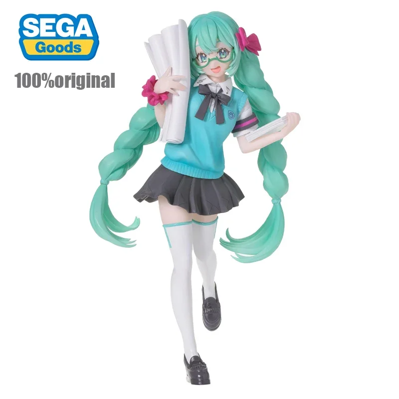 

Фигурки героев аниме SEGA VOCALOID Hatsune Miku Piapro Miku, коллекционные модели, игрушки для девочек, подарок, 100% оригинал