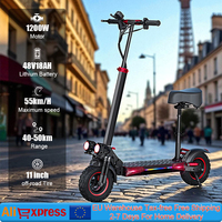 J11 Max Electric Scooter 1200W Motor 48V18AH Battery With Seat E-Scooter Adult 11\