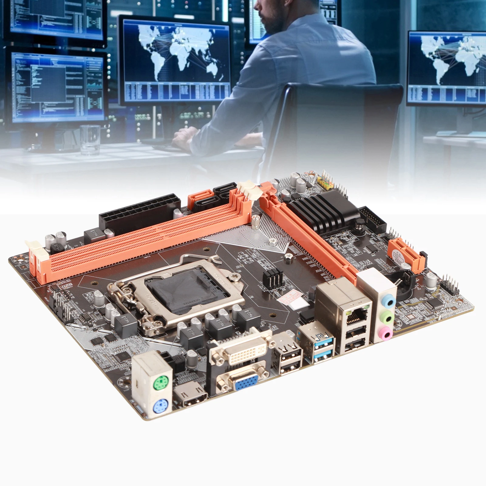 

Desktop Motherboard for Intel B75 M.2 High‑Speed Hard Disk 1155‑Pin USB3.0 SATA3 DDR3 Motherboard for Intel B75 Motherboard