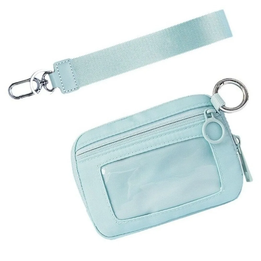 Fashion Portable Wristlet Wallet Zipper Lightweight Keychain Coin Purse Gift