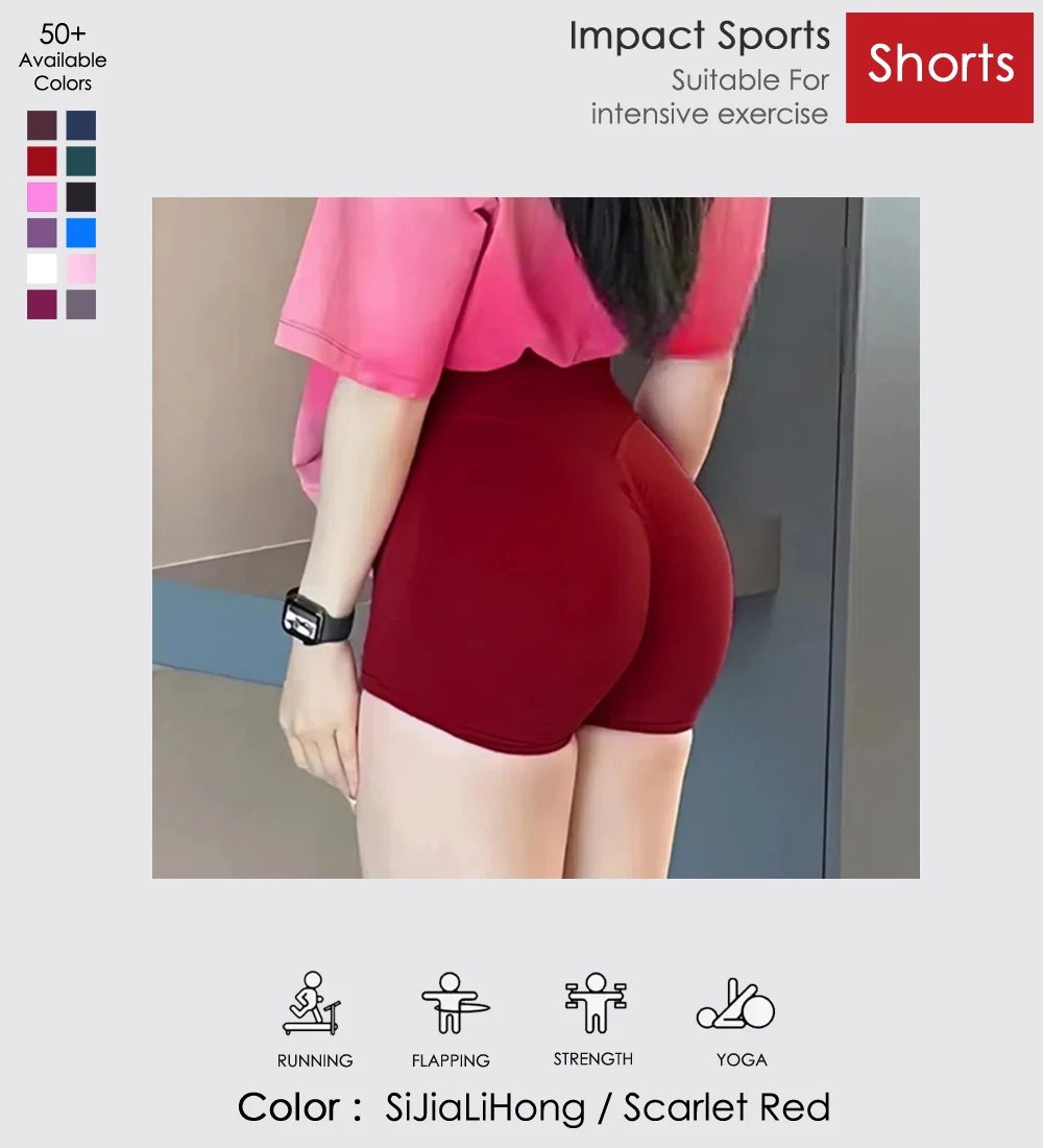 

Women Gym Shorts Workout Scrunch Butt Seamless Leggings Seamless Yoga Leggings Bicycle Running Sportswear Fitness Sports Shorts