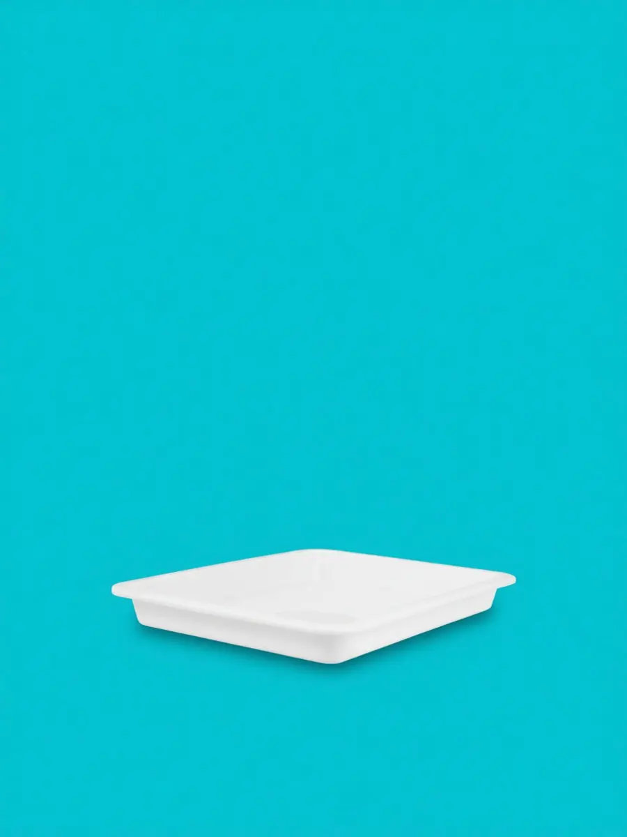 4Pcs Laboratory Tray Acid Alkali Resistant Leakproof Spill Containment Tray for Chemical Experiments Lab Sample Storage