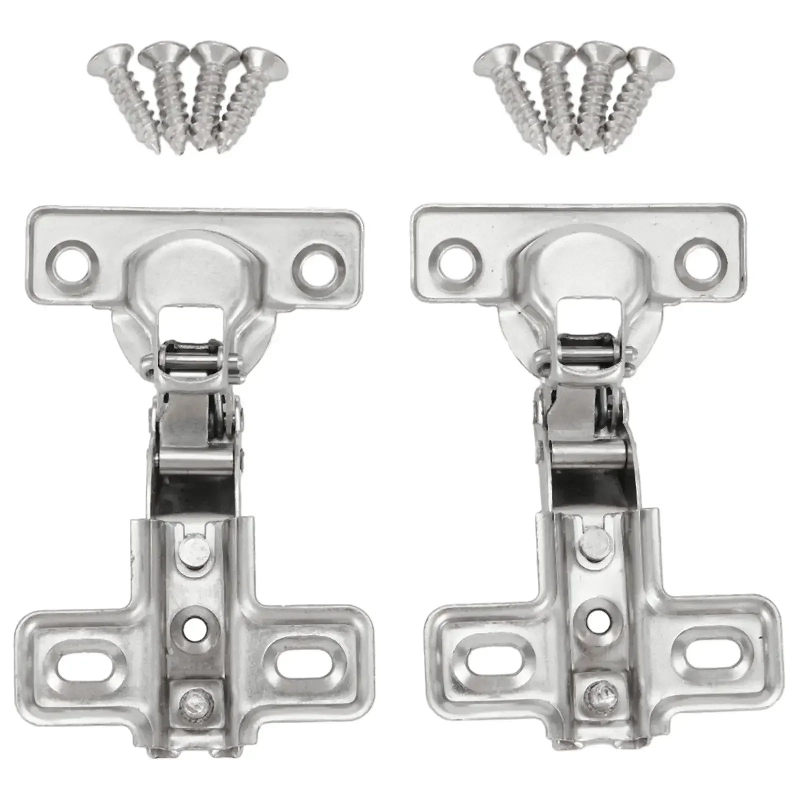 2Pcs/set 25mm Small Furniture Hinge Soft Close Damper For Kitchen Cabinet Cupboard Door Hinge Buffering Hardware Stainless Steel