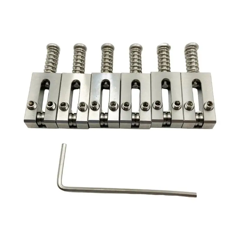 652F Corrosion Resistant Headless Guitar Tremolo System Ball Bearing Saddles Design Suitable for Rapid String Changes