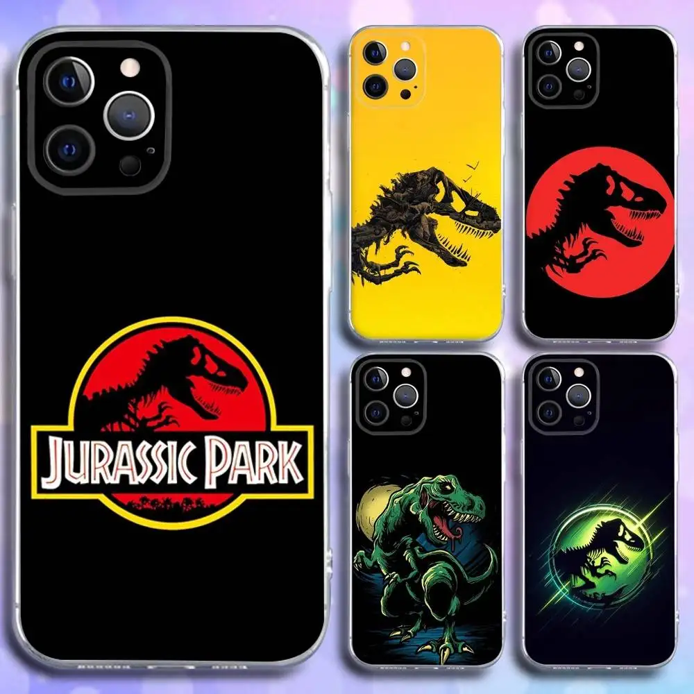 

J-Jurassic Park World Phone Case For iPhone 16e,16,15,14,13,12,11 Plus,Pro,Max,XR,XS,X,Plus,SE,Mini Transparent Soft Cover