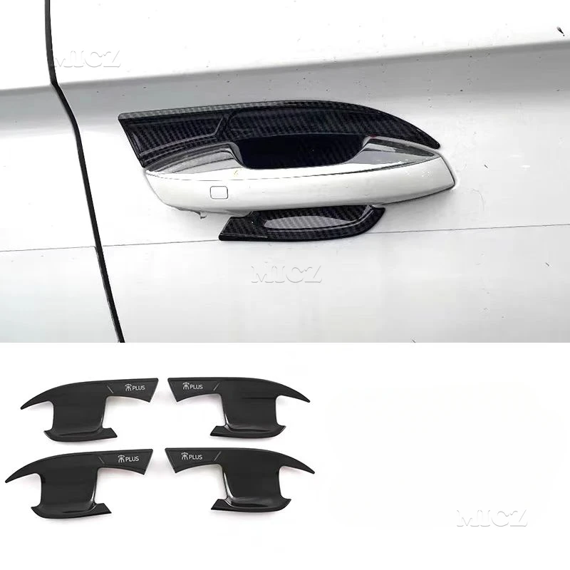 For BYD Song Plus EV 2022 2023 2024 Accessory ABS Car Door Handle Cover Side Door Bowl Protector Trim Decoration Auto Styling