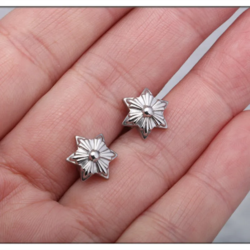 Buyee 925 Sterling Silver Star Stud Earring Excellent Sweet Small Earring for Women Men Fashion Party Fine Jewelry Earring