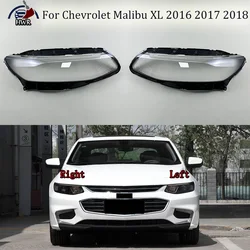 Headlamp Cover Shade Headlight For Chevrolet Malibu XL 2016 2017 2018 Lens Lamp Shell Masks Plexiglass Replace Original