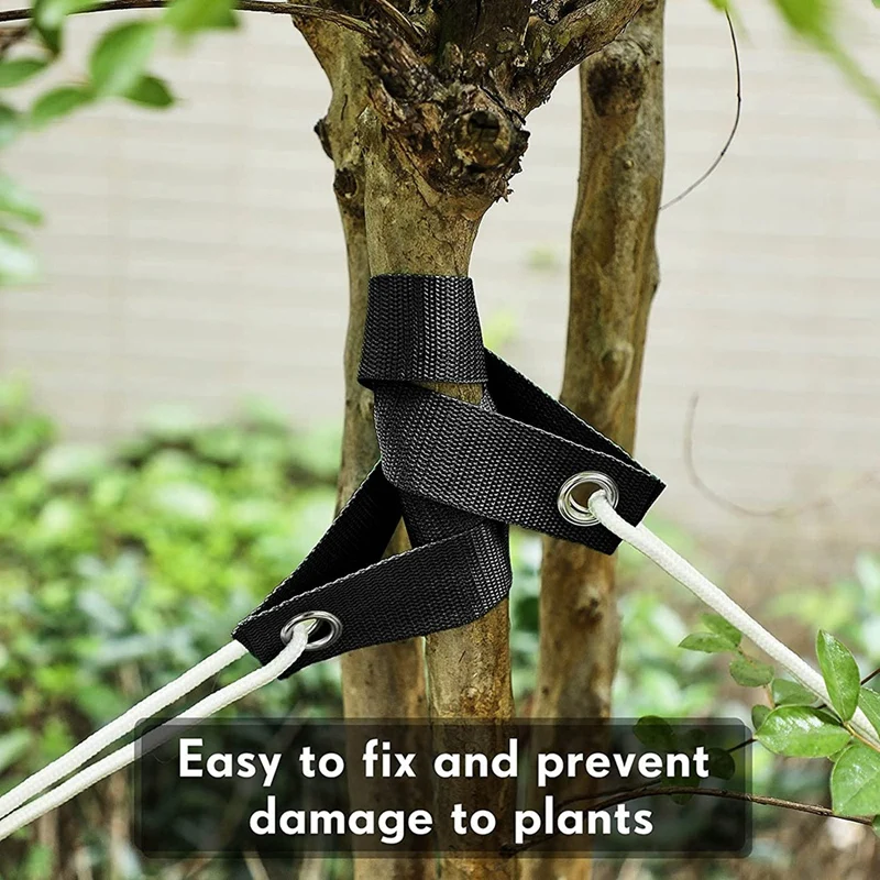 32Pcs 15.74 Inch Tree Straps For Staking With Grommet For Guying/Staking Newly Planted Saplings And Hurricane Protection