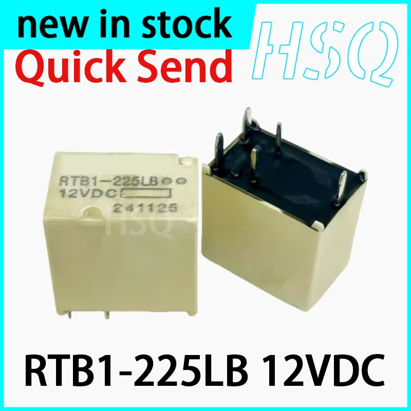 1PCS New RTB1-225LB 12VDC 5-pin Headlight High Beam Car Relay