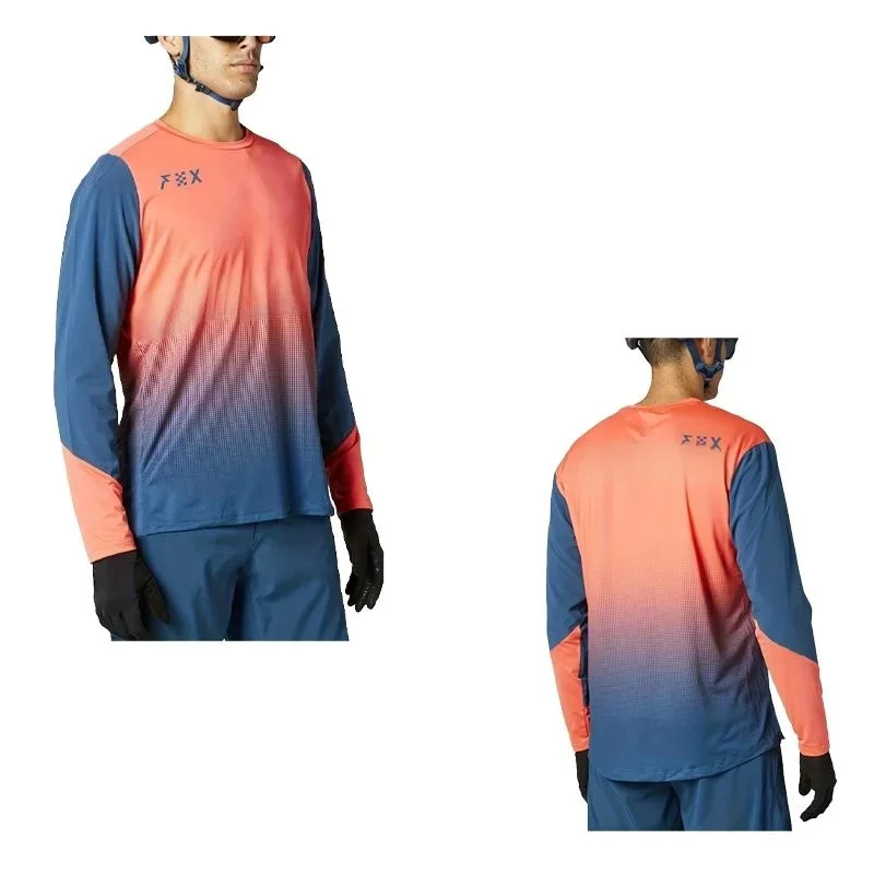 Langärmliges Herren-Sportshirt für Mountainbike, Motorrad, Offroad-Fahrrad, Camping, für Erwachsene und Kinder, gleicher Stil – Detail 8