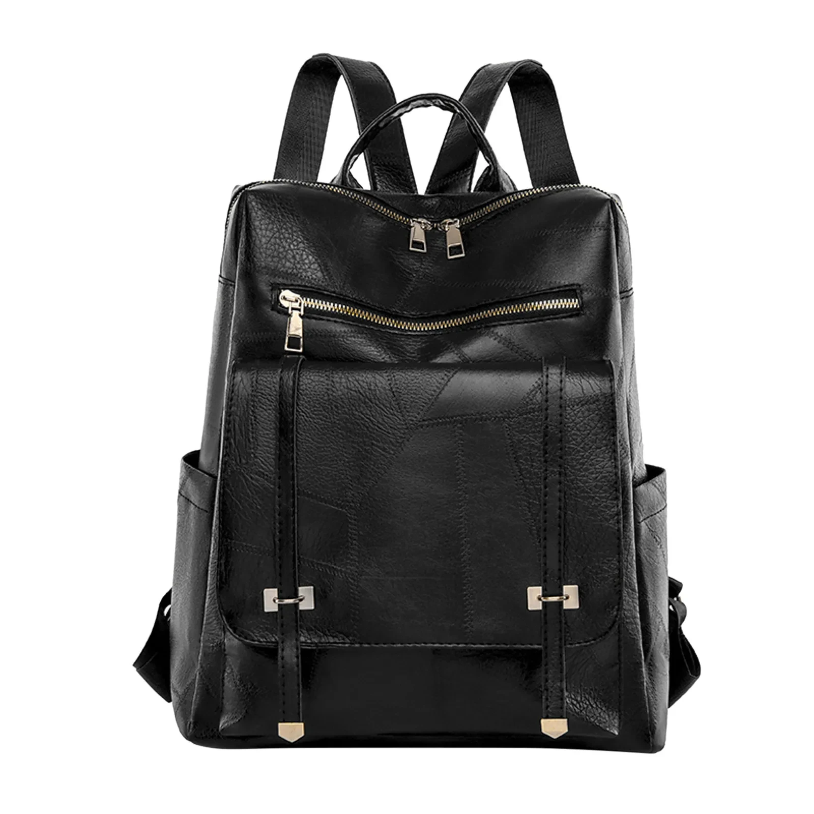 Simple Style Bags For Women Ladies Fashion Solid Color Leather Large Capacity Double Zipper Light Luxury Design New 2024 Bag