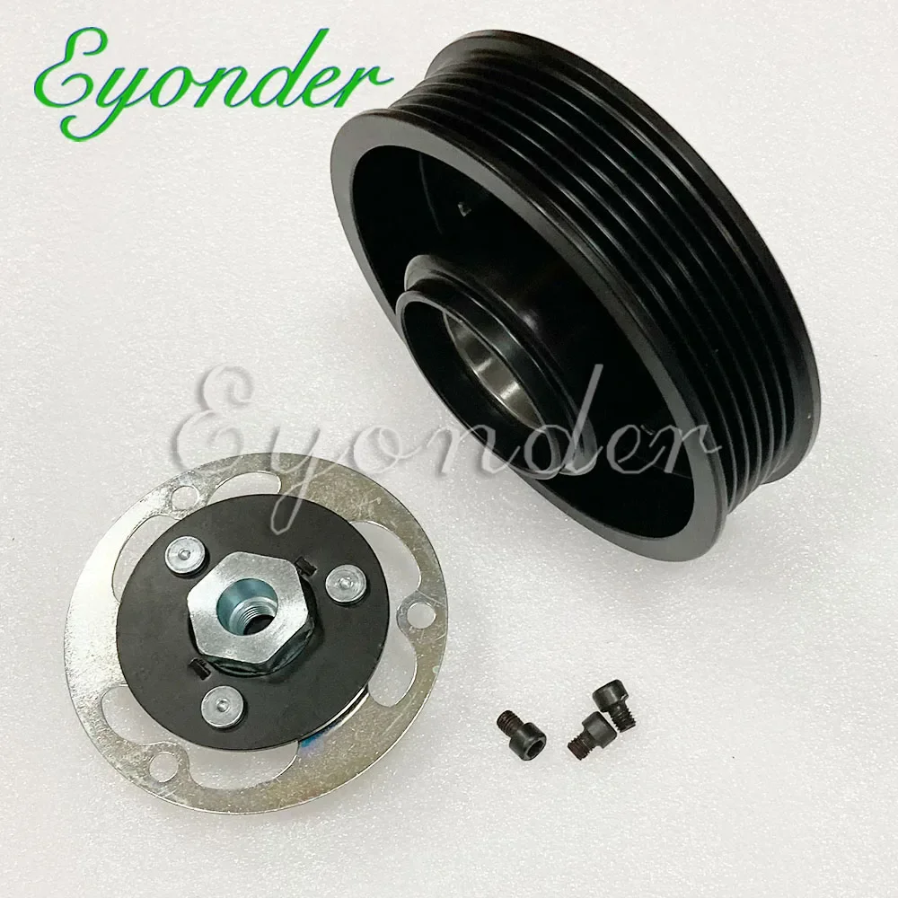 AC A/C Compressor Clutch Pulley for VW TOURAN BEETLE TIGUAN CRAFTER SHARAN VENTO TRANSPORTER V 5Q0820803 5Q0820803K 5Q0816803