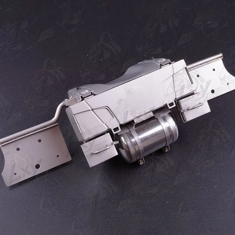 

1:14th Scale Metal Simulation Anti Slip Tail Boom Upgrade Accessories for Tamiya RC Truck SCANIA R620 R470