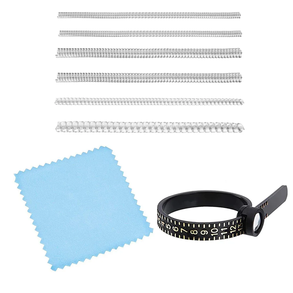 Ring Sizer Measuring Belt Fit UK/US/EU Official Finger Size Gauge Men Women Sizes Ring Meter Jewelry Accessories Reusable Tools