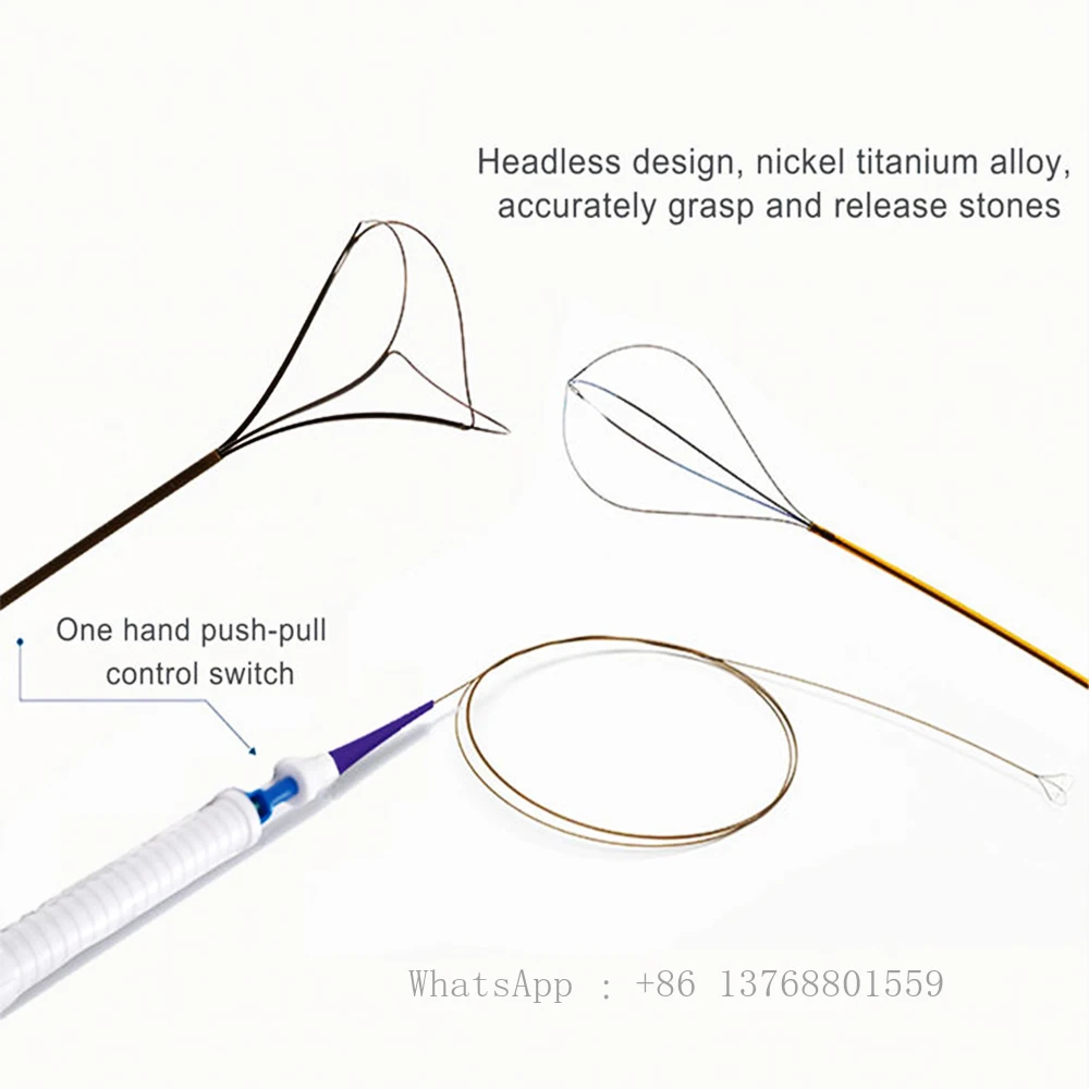 1.0mm Disposable Lithotripsy Basket  Medical Disposables Surgical Urology Stone Retrieval Basket Ureteral Stone Basket