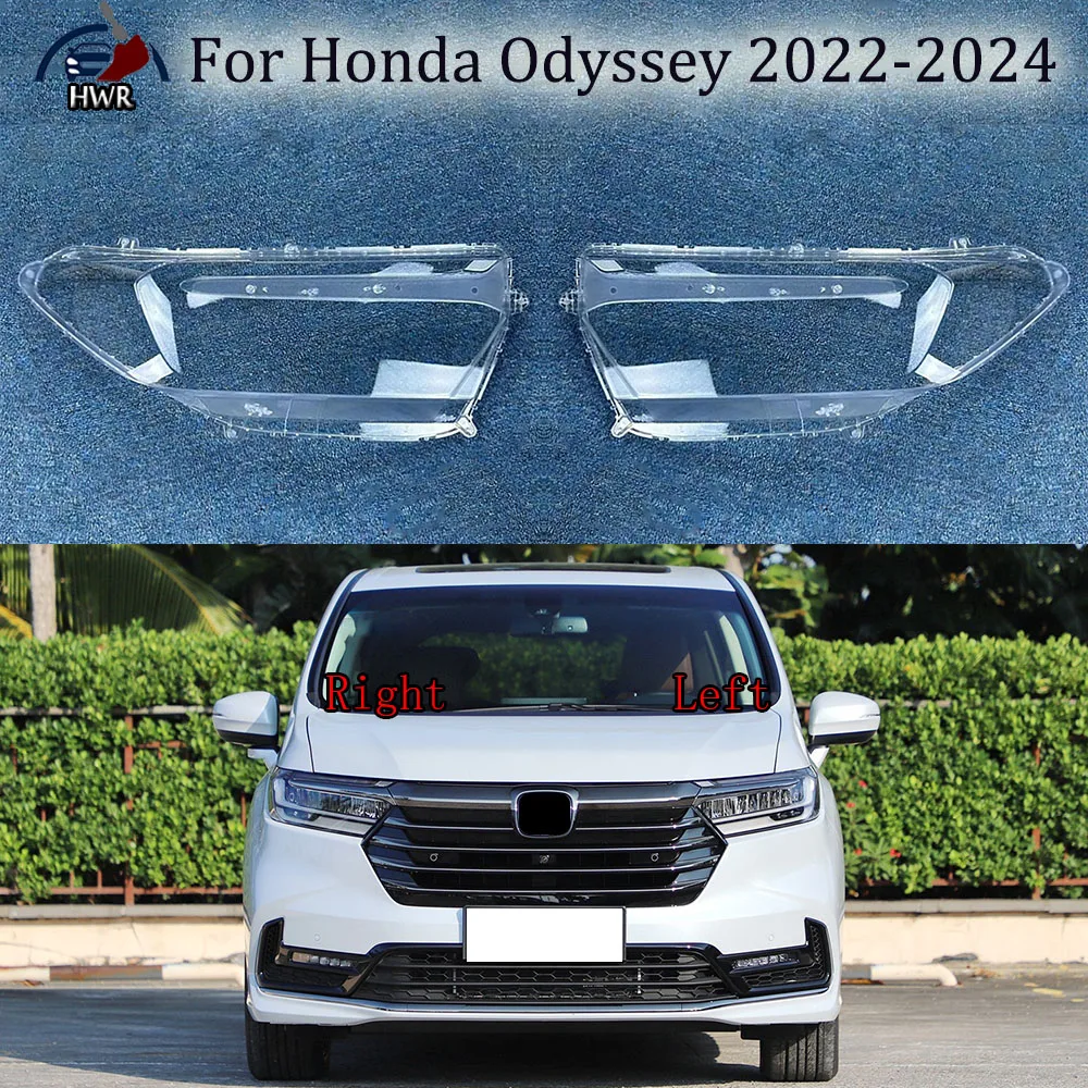 

Headlamp Lamp Shell Headlight Cover Transparent Lampshade Plexiglass Replace Original Lens For Honda Odyssey 2022 2023 2024