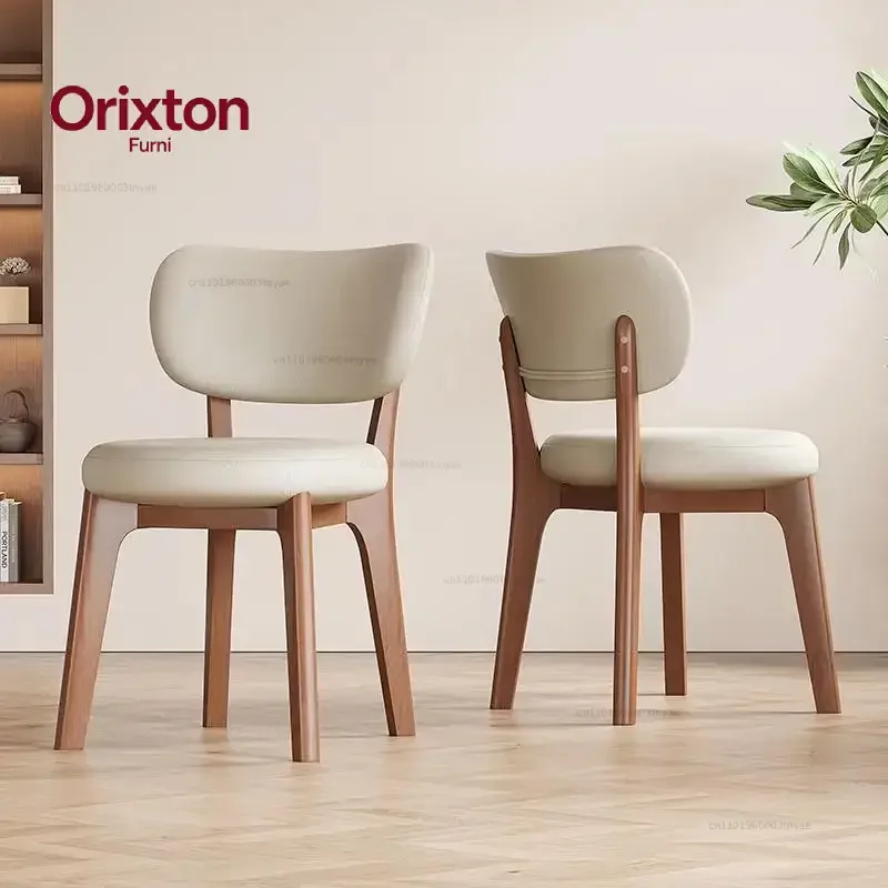 2pc Senior Luxury Dining Chair Nordic Unique Simple Classic Dining Chair Set Of 2 Glamour Modern Restaurant Furniture