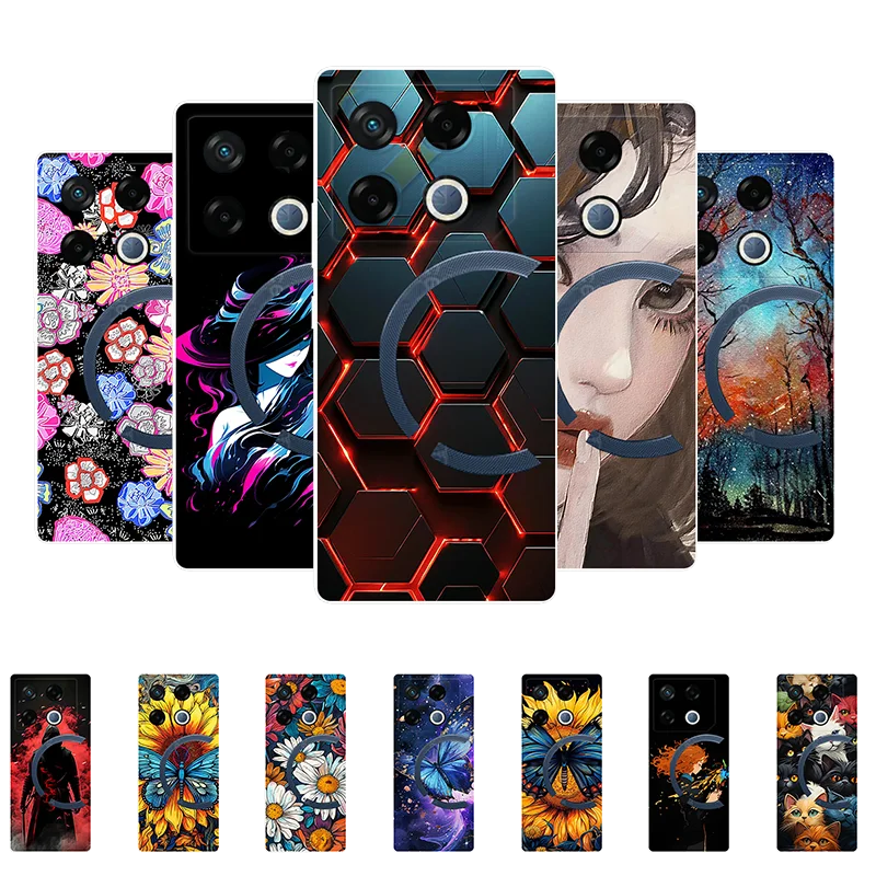 For Infinix GT 20 Pro Case Animals Cool Soft Silicone TPU Back Cover Phone Cases For Infinix GT 20Pro X6871 Protector GT20Pro