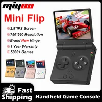 MIYOO Mini consola de juegos portátil Retro con tapa, pantalla IPS de 2,8 pulgadas, consolas de videojuegos portátiles clásicas, simulador de reproductores Retroid, regalo