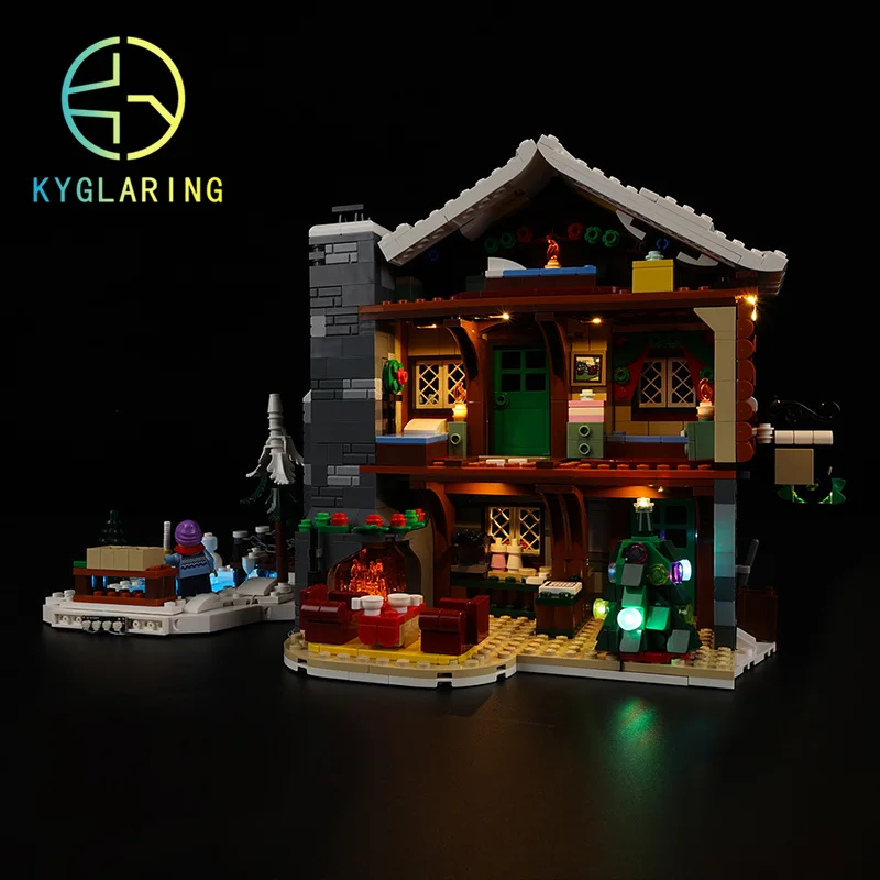 Kyglaring Led light kit for 10325 Winter Alpine Lodge Blocks Model (not include blocks set)