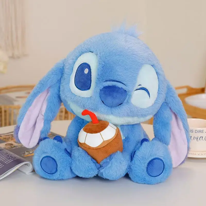 

Новейшая сидячая поза Miniso, плюшевая игрушка Stitch, мягкая плюшевая игрушка, милый подарок в стиле аниме для детского дня рождения, забавная кукла