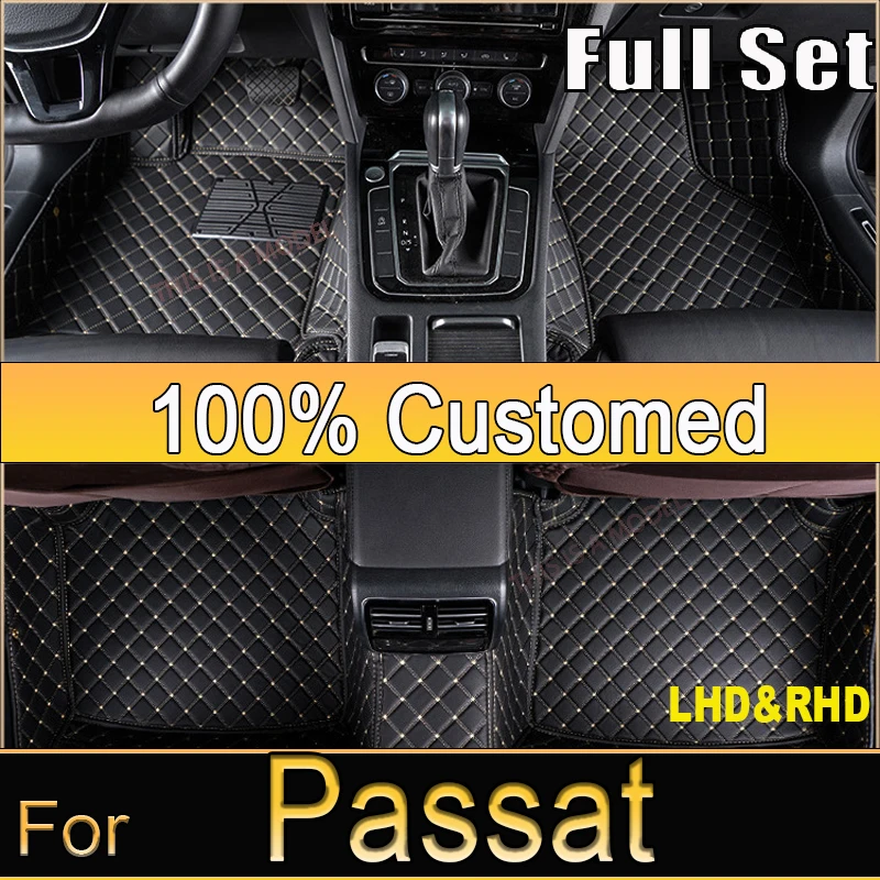 Car Floor Mats For Passat 2019 2018 2017 2016 2015 2014 2013 2012 Auto Interior Styling Waterproof Carpets For Volkswagen vw