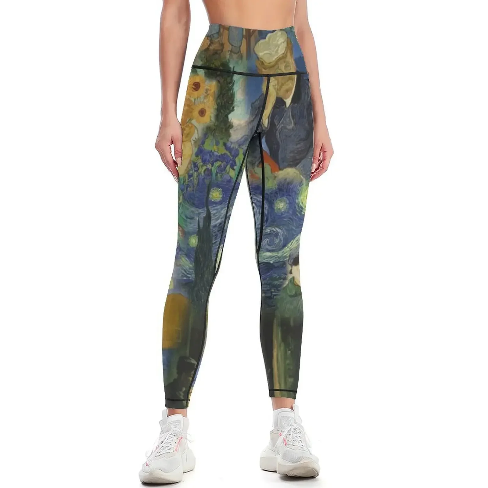

Sunflowers Art Leggings sports for Women's sports Tight fitting woman Female legging pants Womens Leggings
