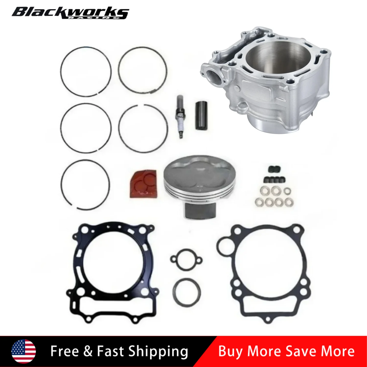 5TA-11311-11-00 5TG-11631-00-00 5TG-11633-00-00 Cylinder Piston Gasket Kit For 2004 -2013 Yamaha YFZ450 Carbureted Models