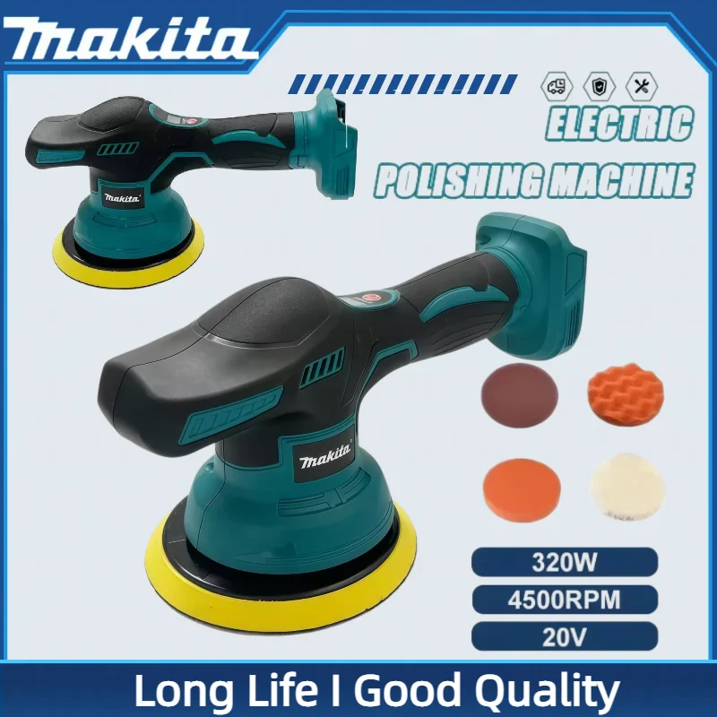 

Makita 8 Gears Digital Display Cordless Car Polisher Electric Polisher Auto Car Waxing Polishing Machine For 18V Battery
