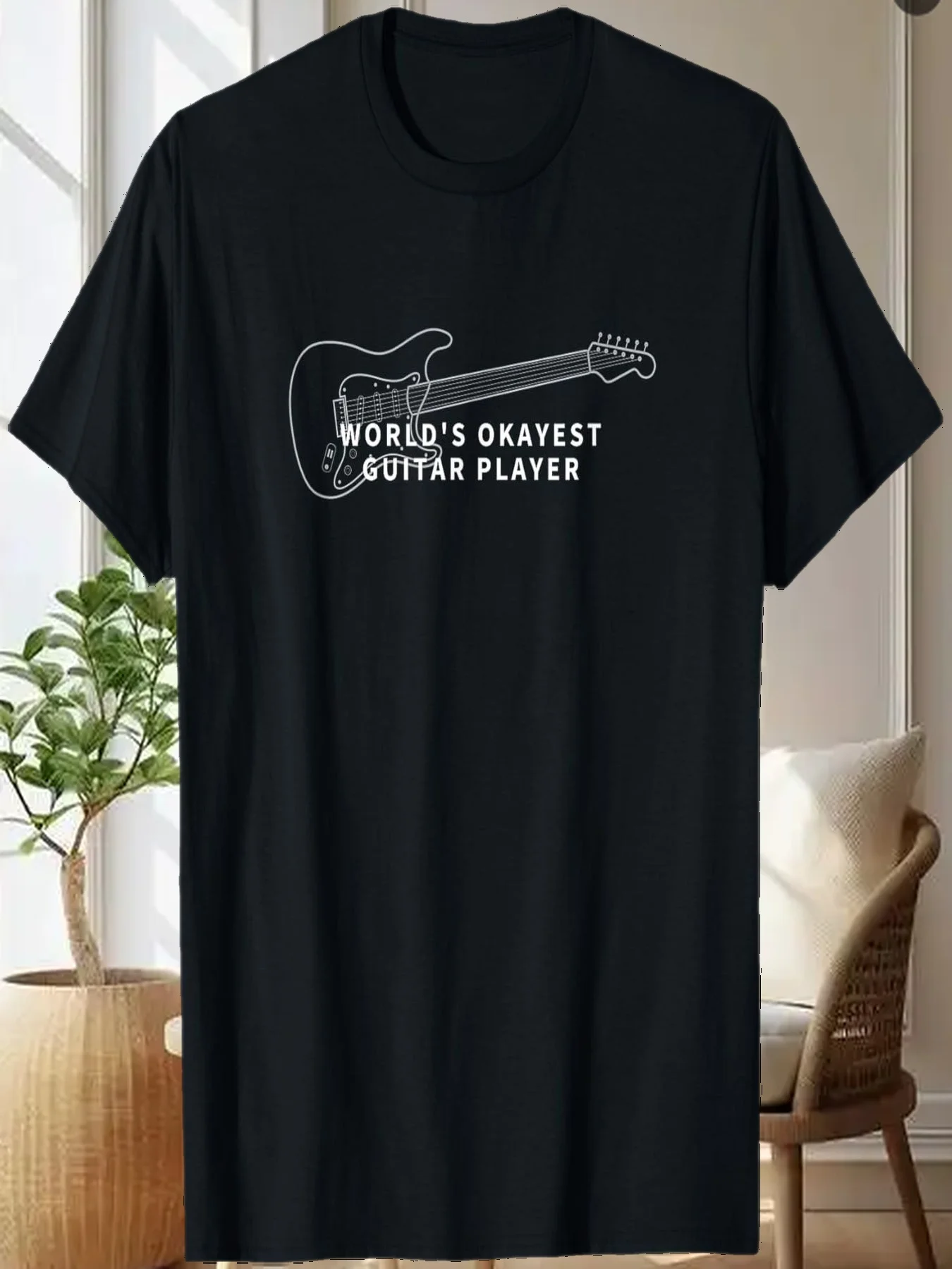 

World's Okayest Guitar Player - Guitar T-Shirt