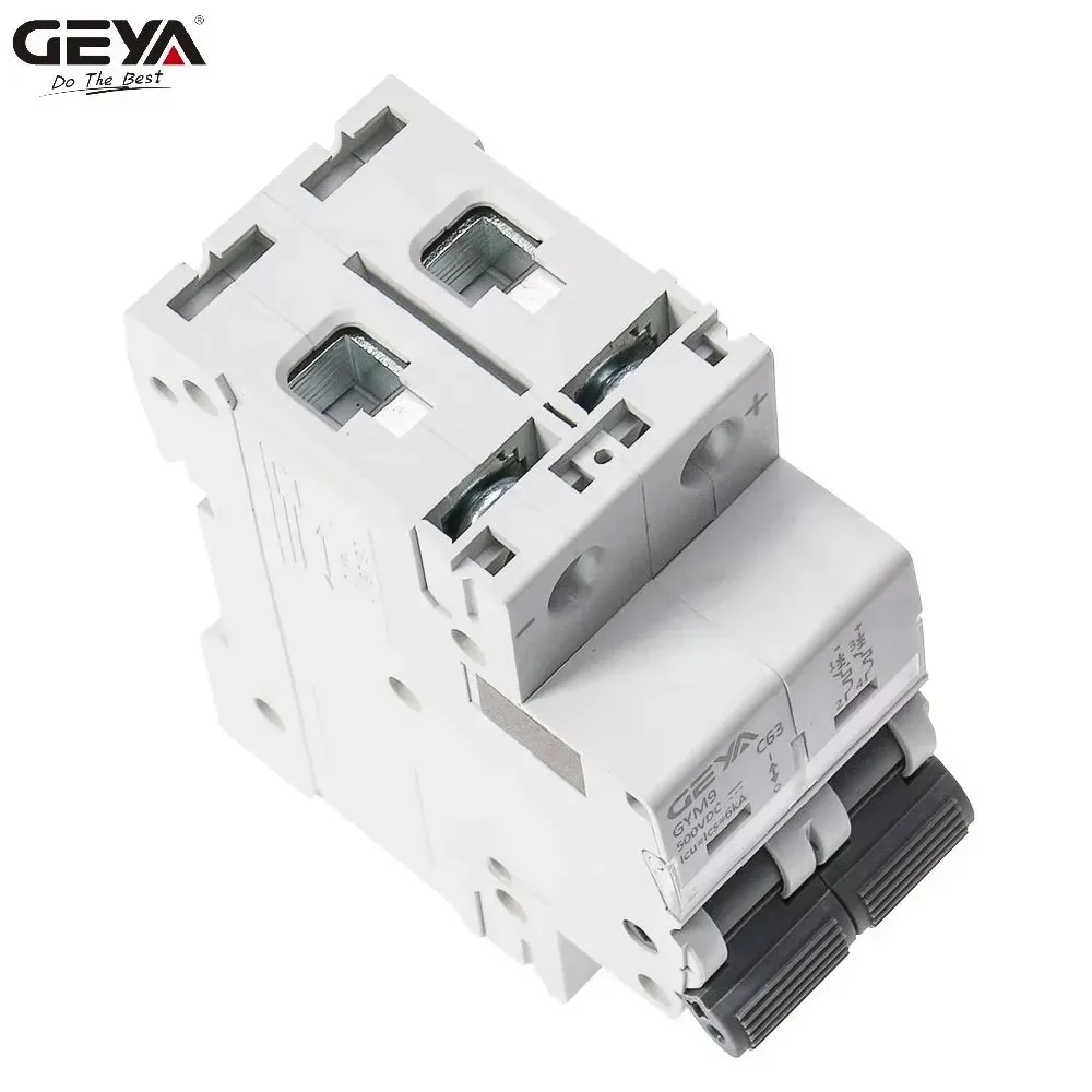 

Mini DC Solar Circuit Breaker 6KA 2P 500V DC Disconnect Switch Isolator for PV System 6A-63A Overload Protection New DC MCB