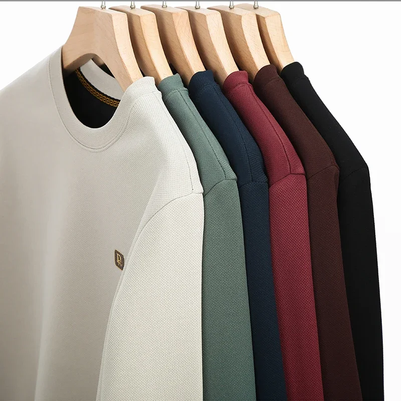 メンズ長袖セーター,断熱材付きトップス,ラウンドネック,多用途,新コレクション