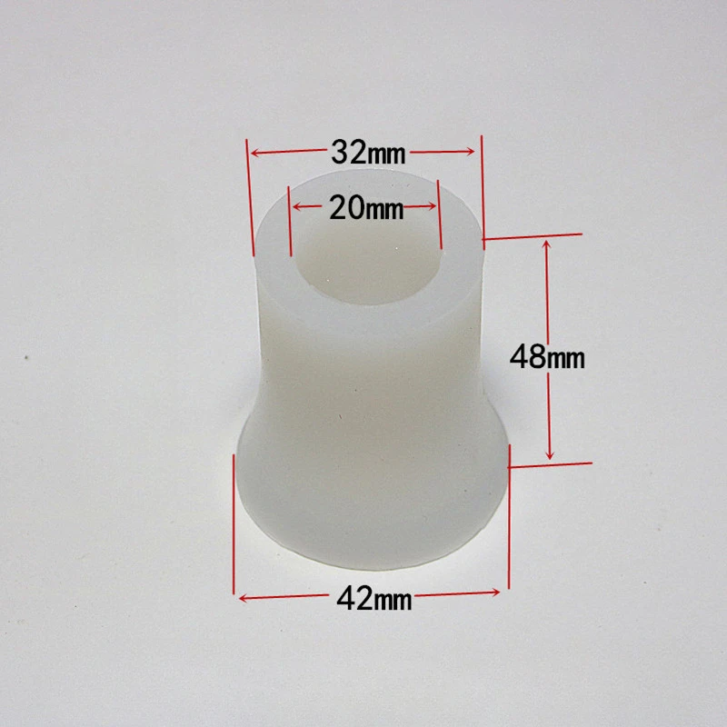 2PC Seal Rings Pipe Trumpet Shaped Sealing Sleeves Spare Parts Horn Cover Seal Ice Cream Machine Accessories BJ7232-B