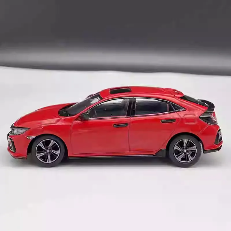 1/43 Scale Honda Civic Hatchback 2023 Red Diecast Model Car Collection