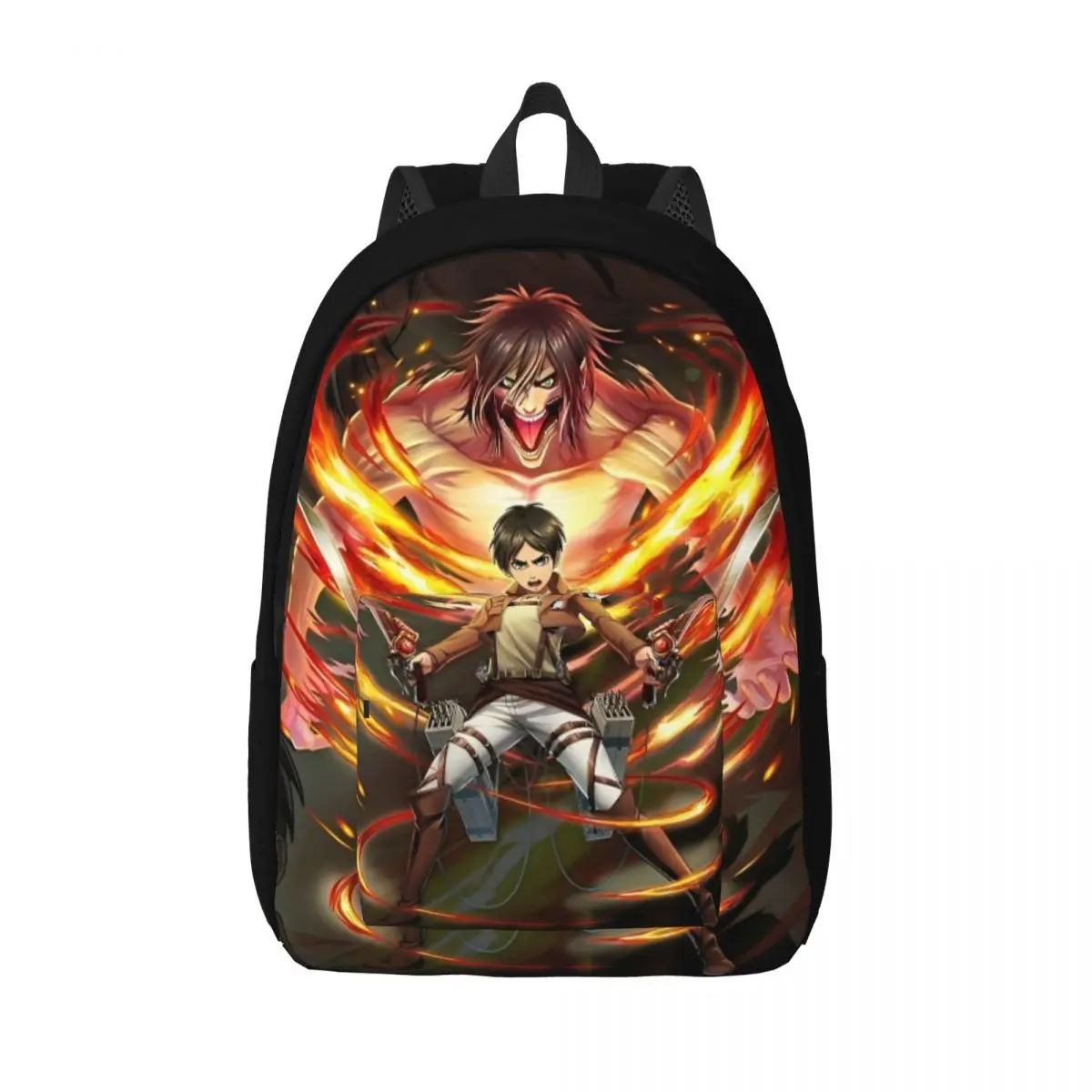 

Anime Attack On Titan Cool Backpack Sports Student Work Daypack for Men Women College Canvas Bags