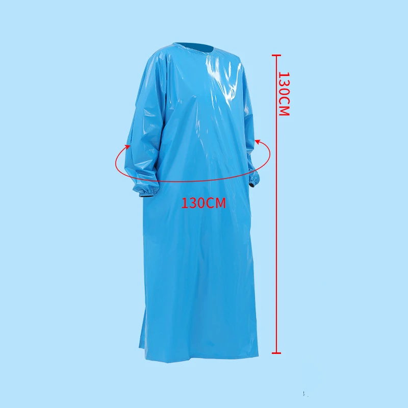 1pc TPU Apron Men Women Work Clothes For Kitchen, Food Factory, Slaughterhouse, Industrial Protective Waterproof Oil Proof Apron