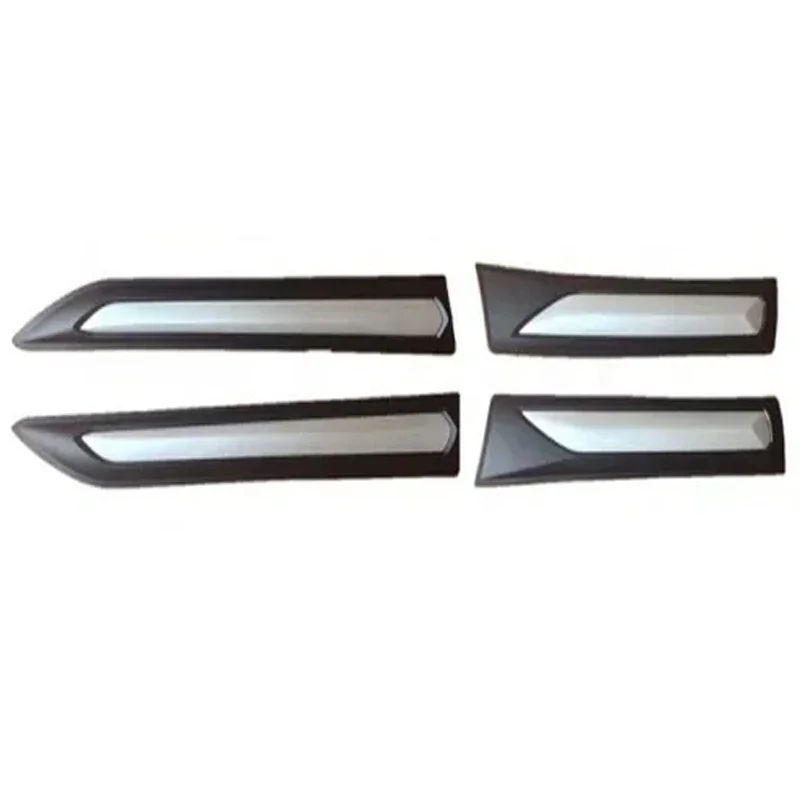 Body Side Doors Cladding Moulding Guards Side Molding Trim Fit For Toyota Fortuner 2015 2016 2017 2018 2019 Car Accessories