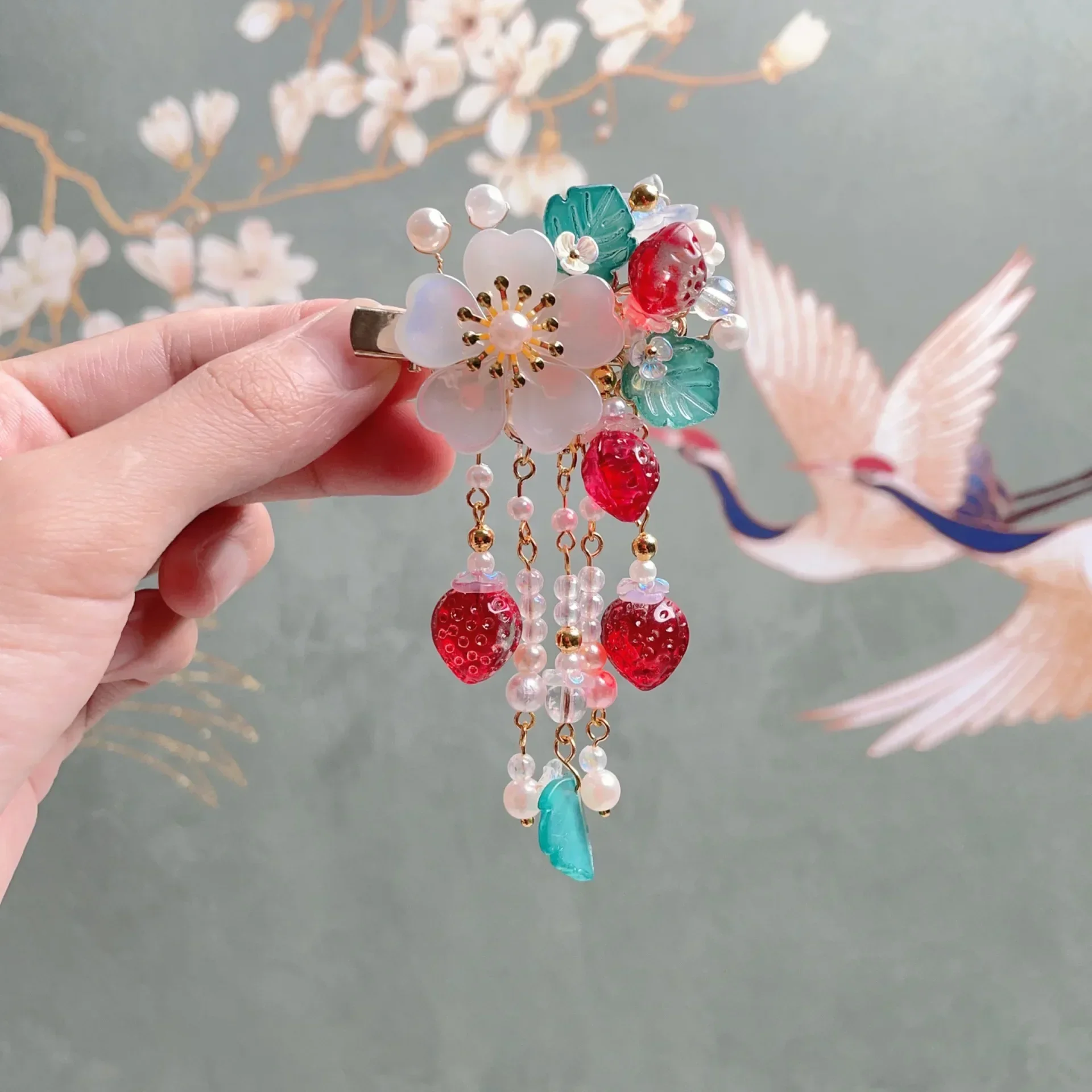 Children\'s Accessories Hanfu Headwear Chinese Romantic Su Step Shake Hair Accessories Antique Hair Clip New Accessories To Clip