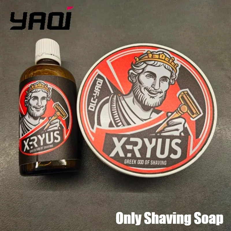 2026年新発売-ゼリュース-ギリシャ神のシェービング職人-yaqi-シェービングソープ-メンズ用-170g-高級香料配合-泡立ちの良いグルーミング必需品