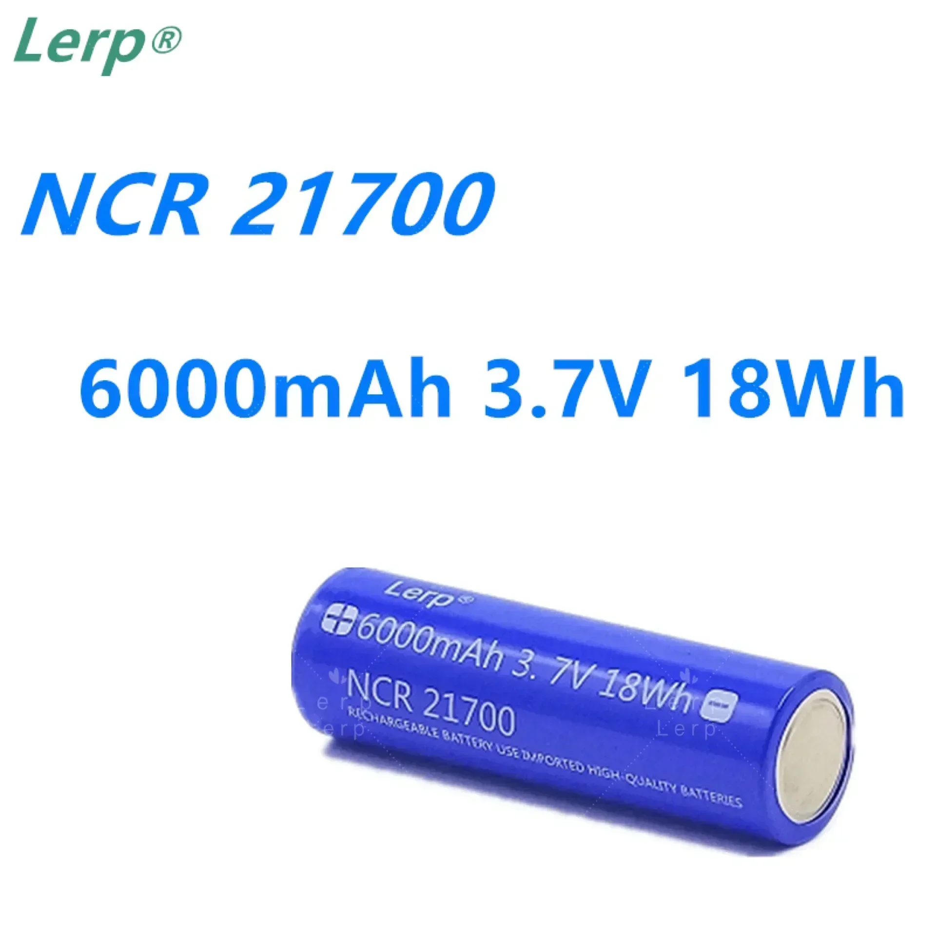 

New Original 3.7V 21700 6000mAh 5C Rechargeable Ternary Lithium Battery for DIY Appliance Use