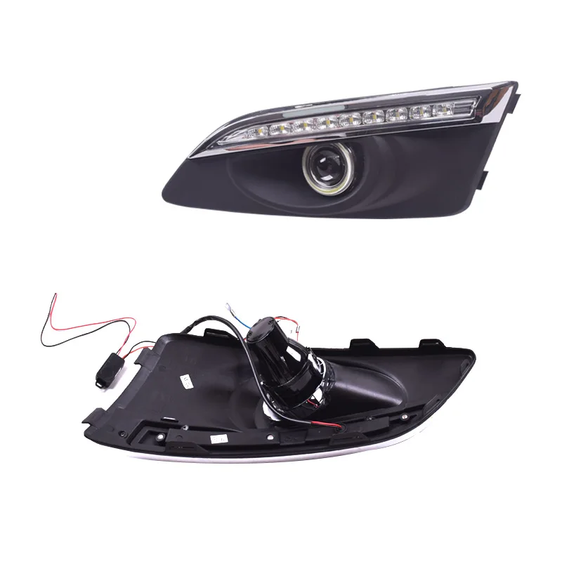 2X LED DRL Daytime Running Light Turning Signal Lamp Fog light Driving Bumper For Chevrolet AVEO 2011 2012 2013/14/15 Sonic 2015