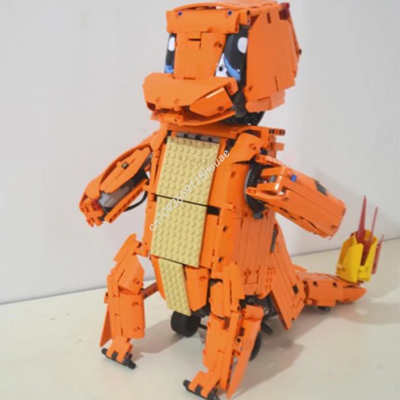 

1263pcs MOC Charmander Technical Model Building blocks Modular Toys Kids craft DIY idea Education Christmas gifts