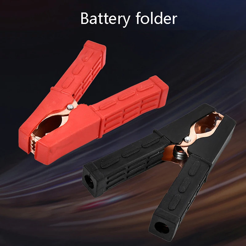 2PCS 200A Car Battery Clamps Insulated Crocodile Alligator Clips for Jumper Cables Booster Connector