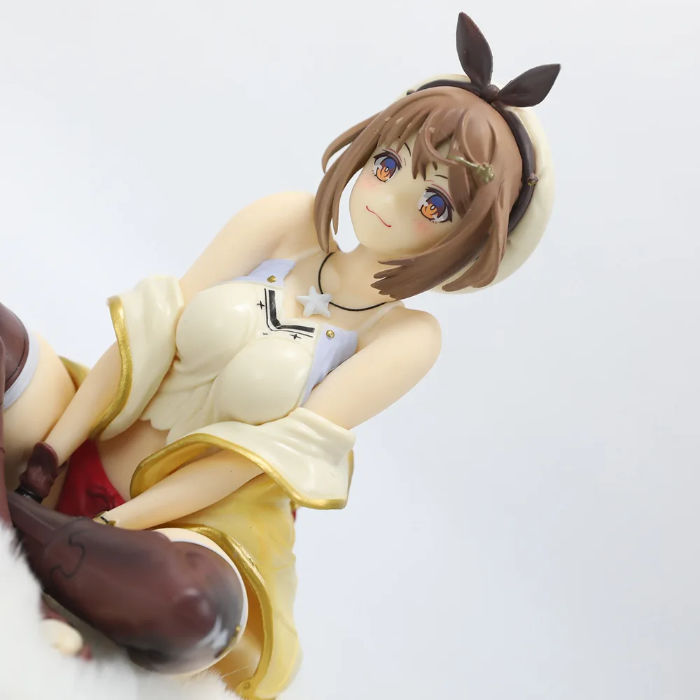 

Reisalin Stout Sitting Position Atelier Ryza Gk Statue Models Collectible Ornament Doll Toys Game Girl Action Figures 15cm Model