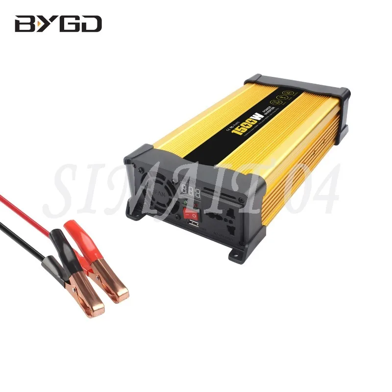 

Multifunctional Digital Display Battery Inverter 12V To 220V Conversion Household Car 1500W Inverter